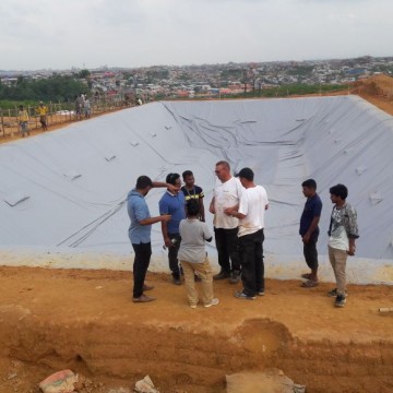 Oxfam Bangladesh sanitation lagoons