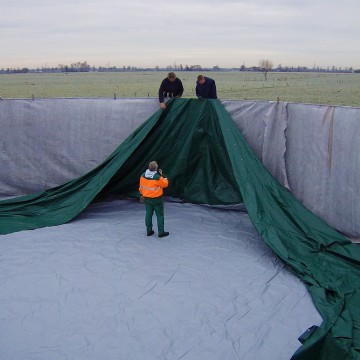 Biogas silo liners