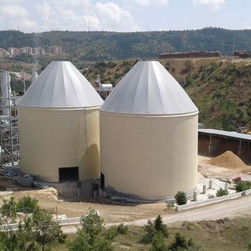 Genatop explosiekappen op Lipp silo's
