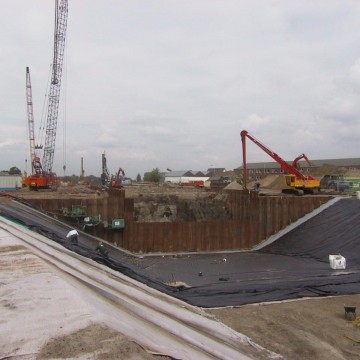 Folie onder Aquaduct Houkesloot