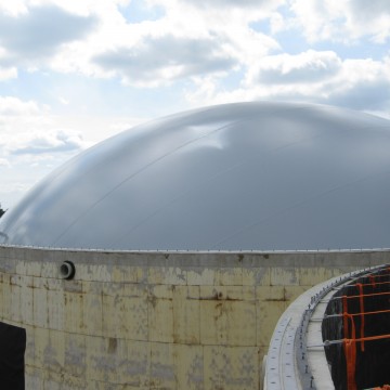 Biogas afdekkingen RWZI