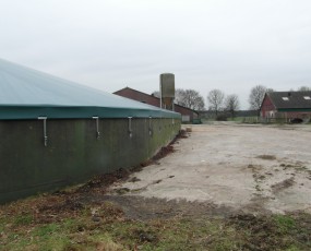spankap afdekking voor mestsilo - cover for slurry silo - Vredepeel II Landbouw Genap.jpg