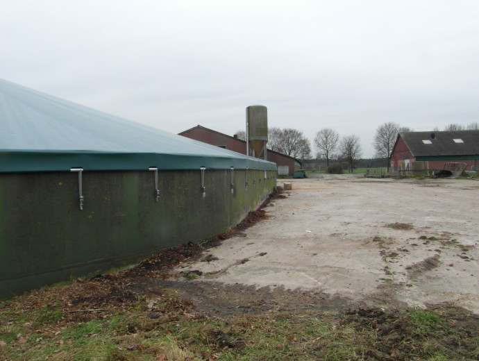 spankap afdekking voor mestsilo - cover for slurry silo - Vredepeel II Landbouw Genap.jpg