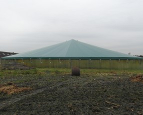 spankap afdekking voor mestsilo - cover for slurry silo - Vredepeel Landbouw Genap.jpg