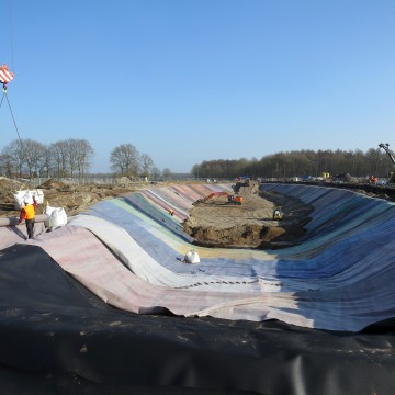 Vloeistofdichte folie constructies onderdoorgangen N381